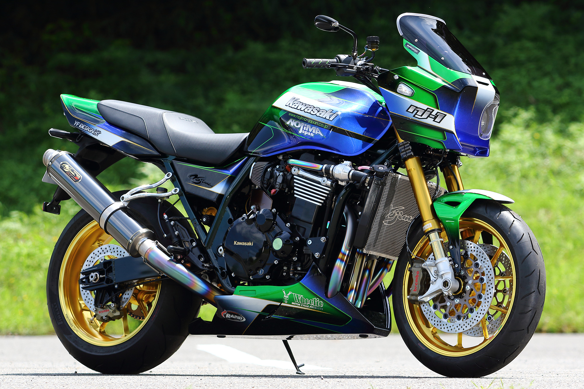 2022モデル ノジマエンジニアリング ラジエーターコアガード ZRX1200R S 1100 NSP608CG