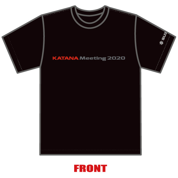 KATANAミーティング2020 オリジナル Tシャツ 前