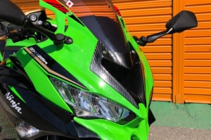 A-TECH 2020- Ninja ZX-25R フロントダクトカバー装着車両