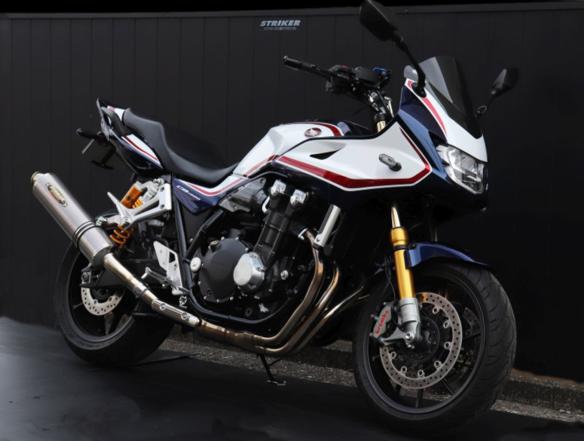 ストライカーから2021年式CB1300SF/SB SP用スリップオンマフラーが新