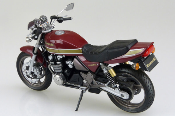 アオシマ ザ★バイク No.55 1/12 カワサキ ZR400C ZEPHYRχ '03 カスタムパーツ付き