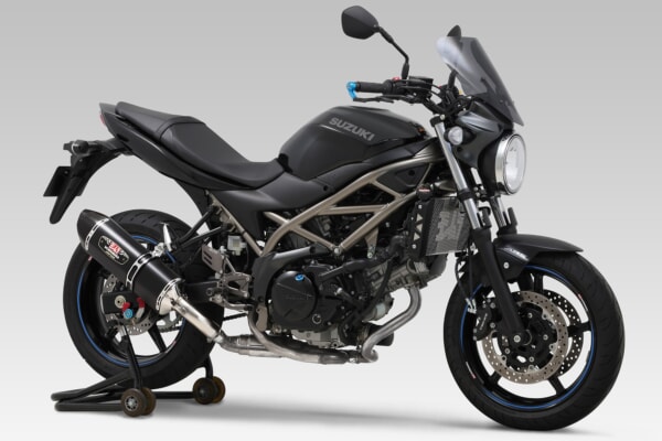 SV650（22）、SV650X（22）Slip-On R-77Jサイクロン EXPORT SPEC SMC 政府認証 装着車