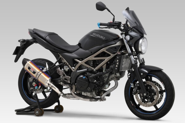 SV650（22）、SV650X（22）Slip-On R-77Jサイクロン EXPORT SPEC STBC 政府認証 装着車