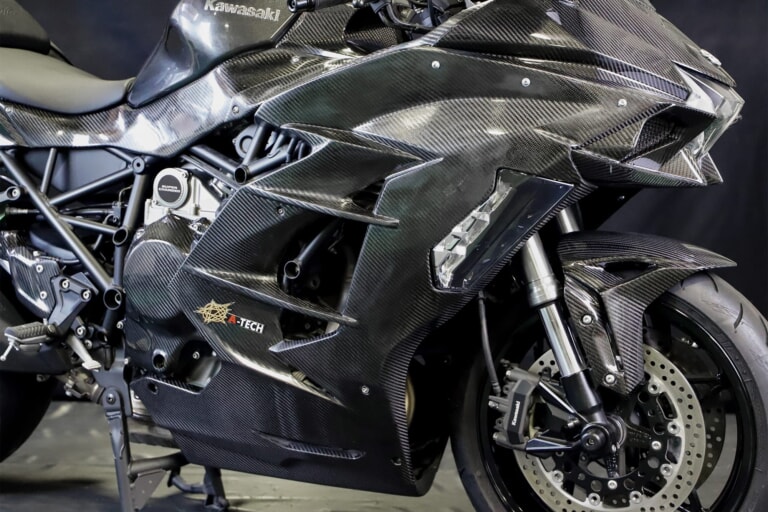 Ninja H2 SX SE by エーテック NINJA H2 SX/SE/+　サイドカウルSTD【L/Rセット】